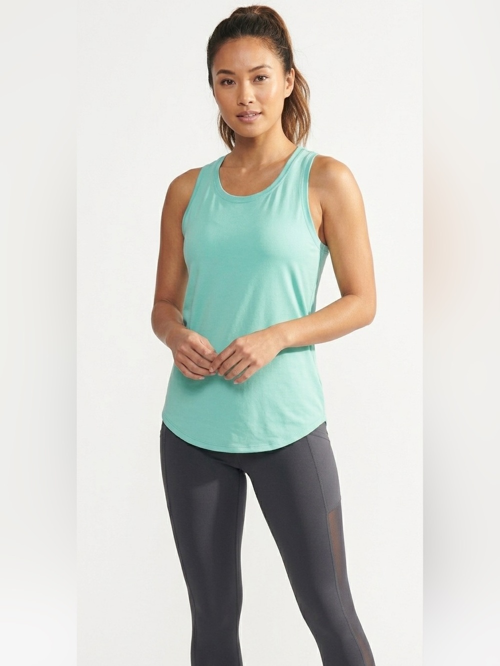 Tek gear Mint Green Women's Athletic Tank Top Size L